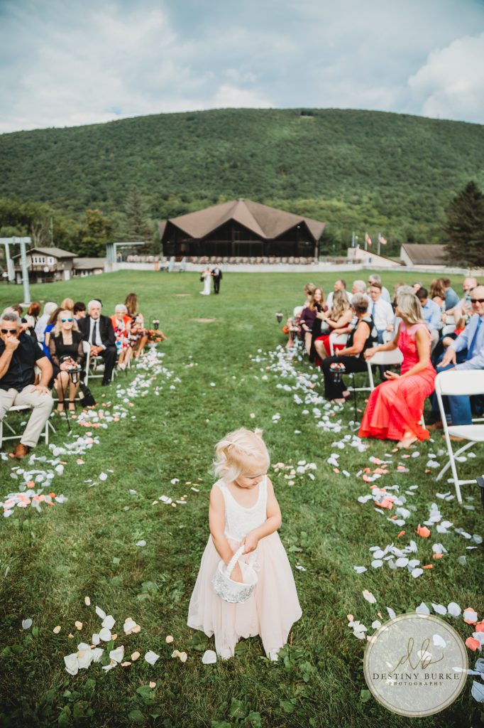 Bride and Groom's wedding day photographer in Canandaigua, NY at Bristol Mountain near Rochester, NY.