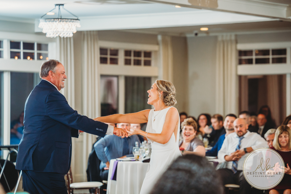 Couple's wedding day portraits from the best wedding photographer near Rochester, Brockport, NY Golf Course Venue Deerfield Country Club, fall themed marriage.
