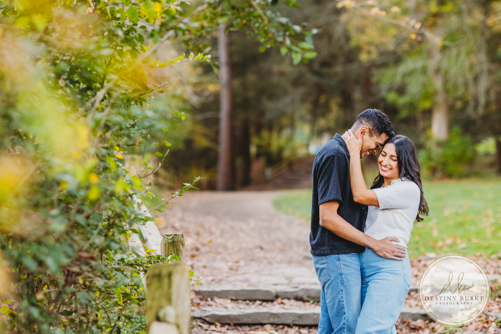 best surprise proposal engagement photographer near rochester ny letchworth state park castile ny upper middle falls Waterfall engagement session