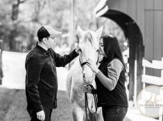 Best Nunda Horse Ranch Engagement Session | Engagement Photographer Nunda NY Near Rochester