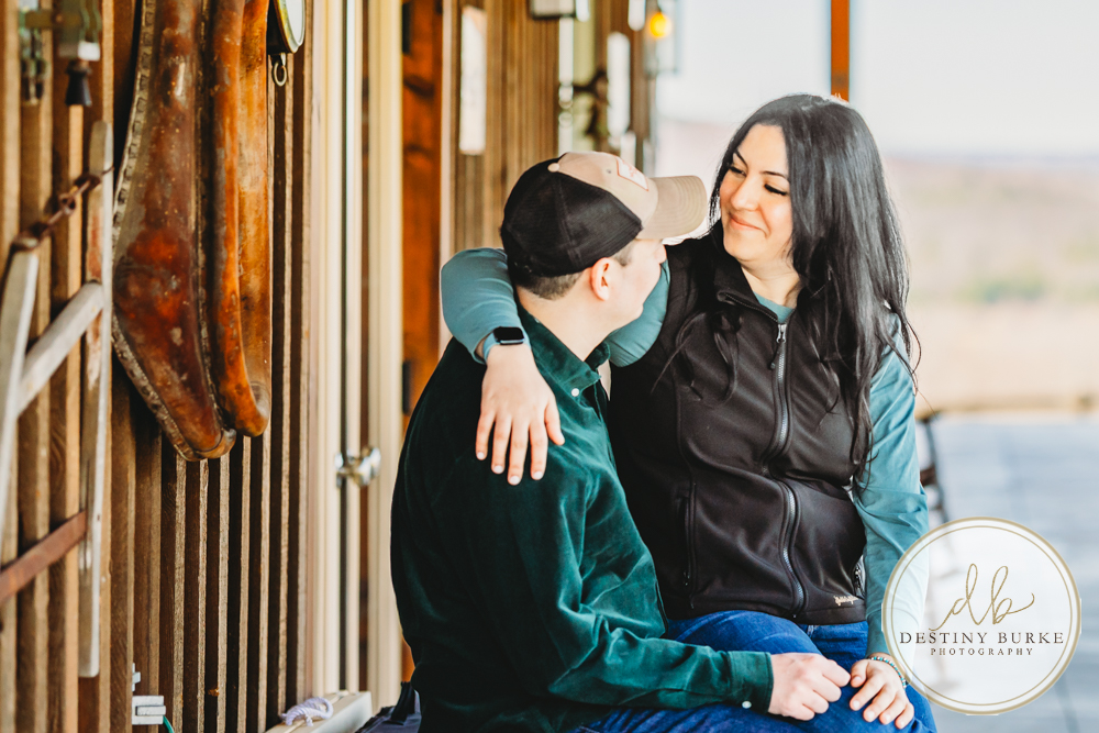 Best Nunda Horse Ranch Engagement Session | Engagement Photographer Nunda NY Near Rochester