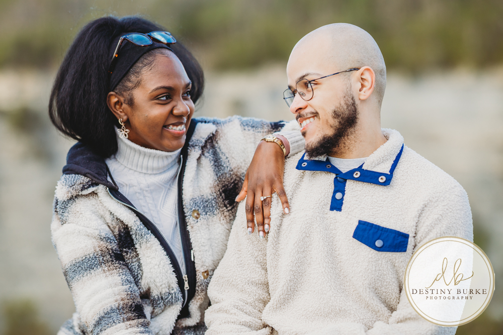 Upstate New York proposal photographer capturing surprise engagement at Letchworth State Park