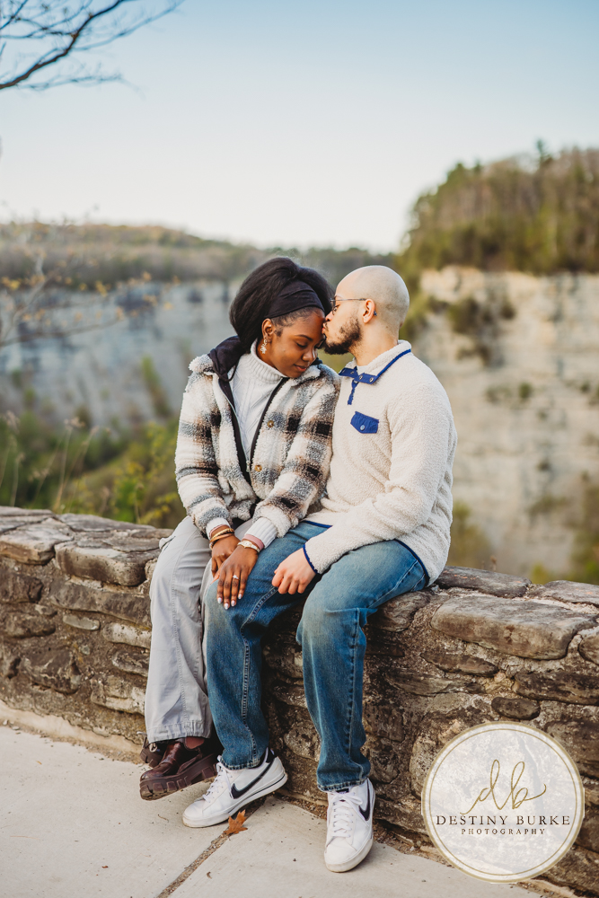 Upstate New York proposal photographer capturing surprise engagement at Letchworth State Park