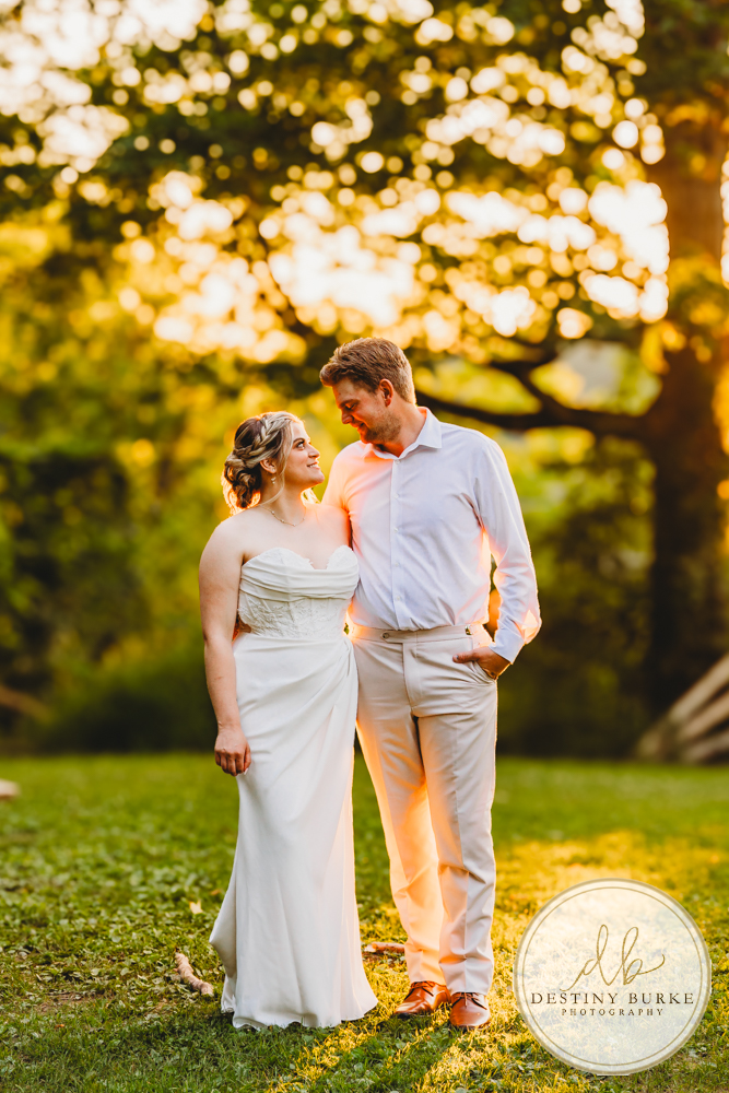 best wedding photographer near rochester ny, naples wedding venue at Cummings Nature Center, Golden Hour Sunset wedding photography