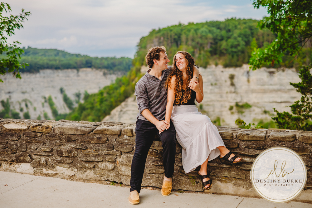 best surprise proposal engagement photographer near rochester ny at letchworth state park epic locations to propose